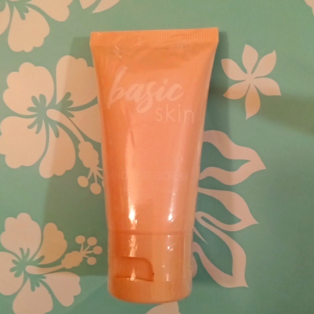 Basic skin shower scrub gel